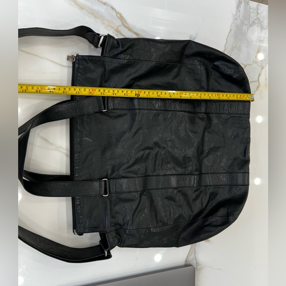 M0851 black leather bag - Picture 7 of 8